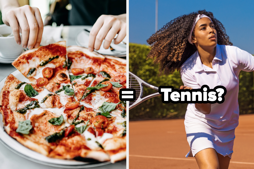 Pizza equals tennis player 