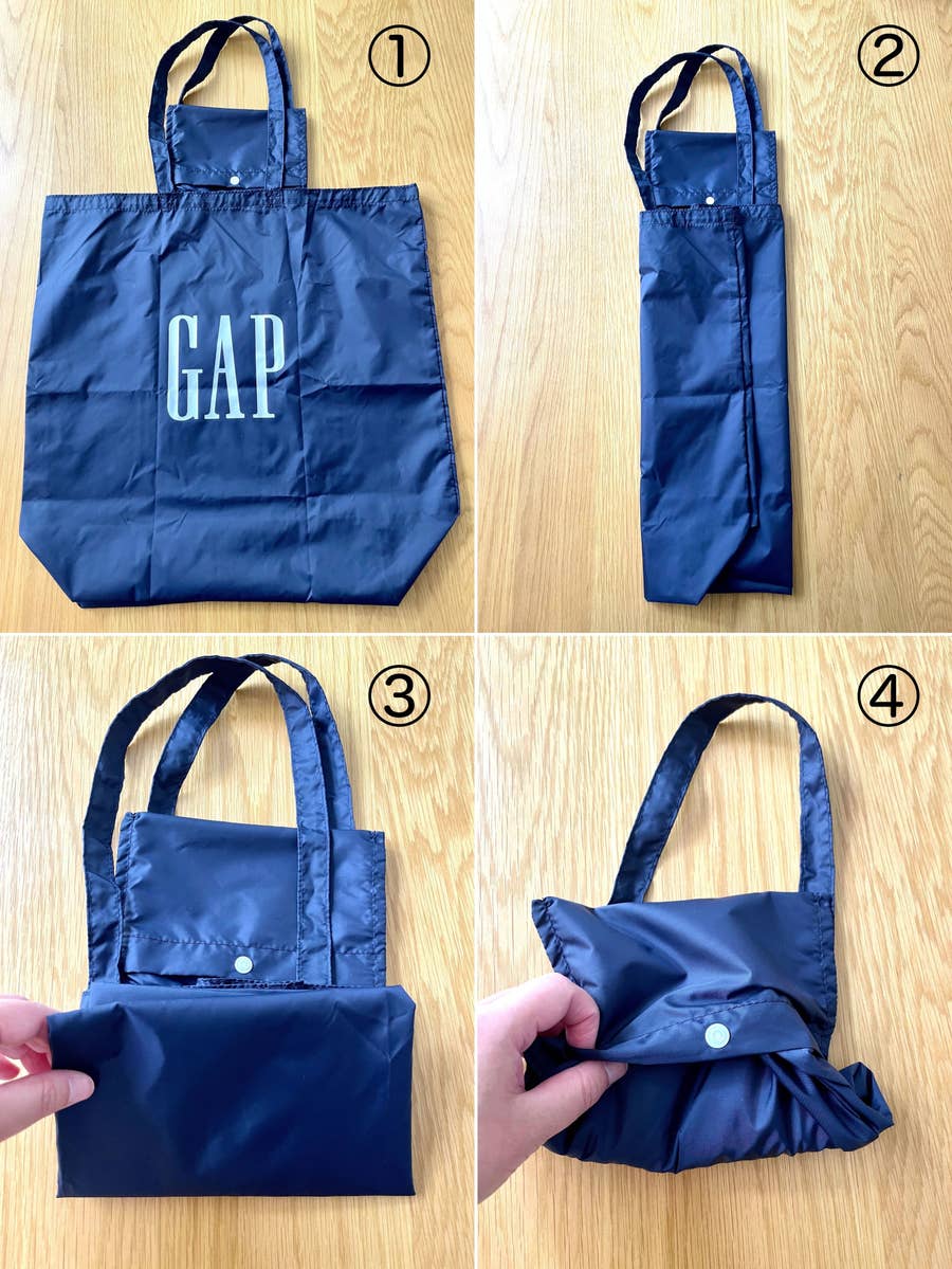 これで390円なの Gapの エコバッグ が可愛すぎて全色買っちゃったよ