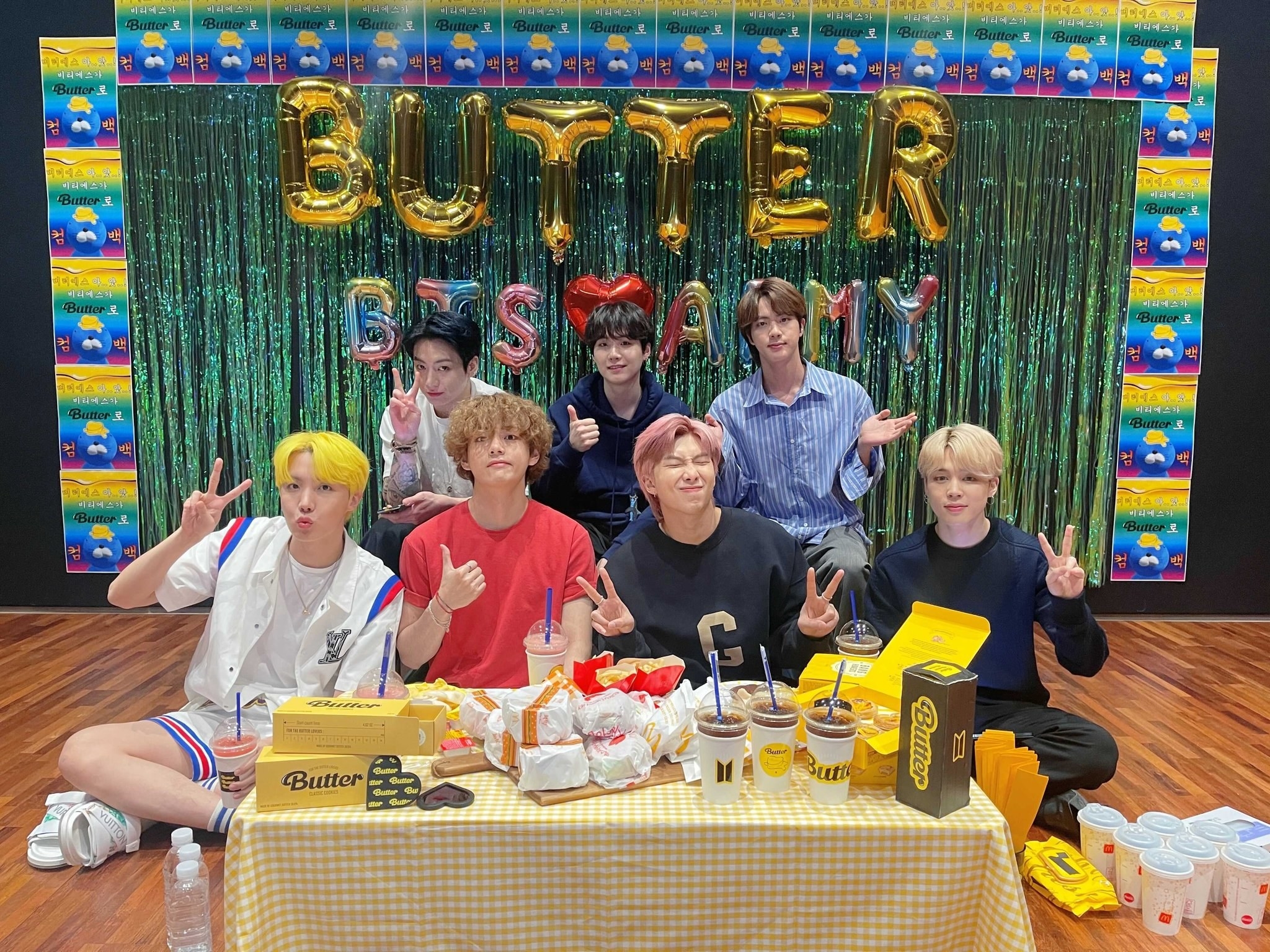 BTS Butter Concept Photos Featuring Blue Hair - wide 5