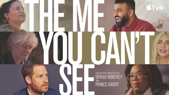art for "the me you can't see" featuring oprah winfrey, prince harry, lady gaga, glenn close, and two others