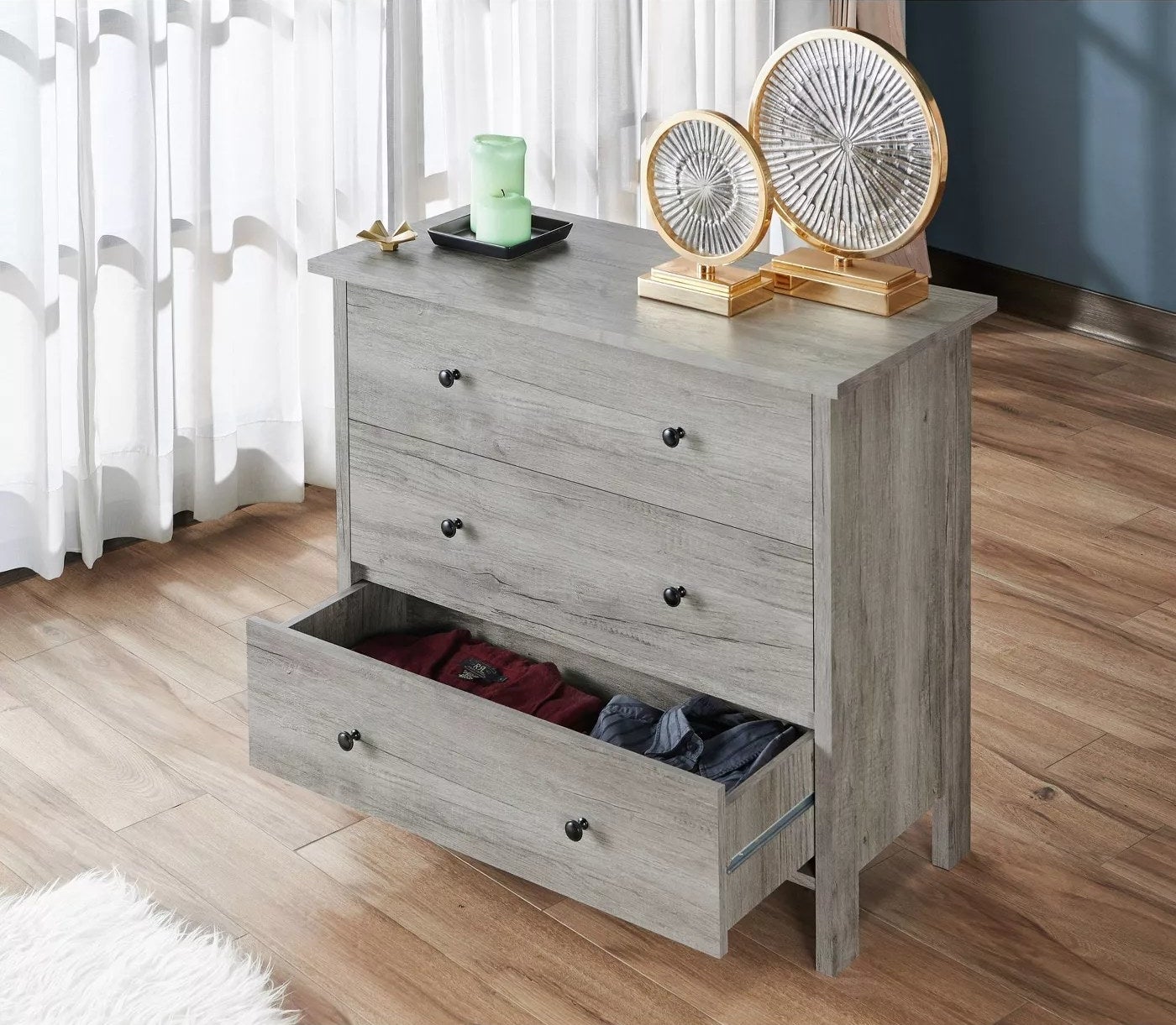 The gray dresser
