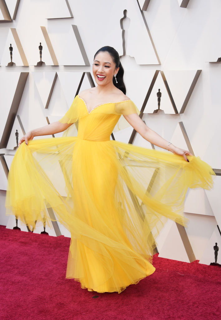 Constance Wu attends the 91st Annual Academy Awards