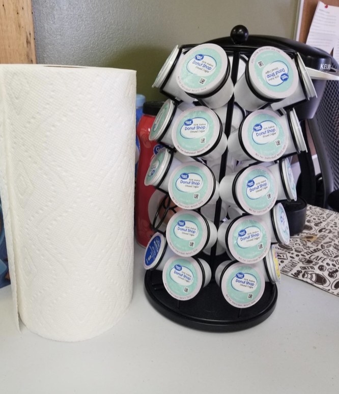 A reviewer&#x27;s coffee pod carousel 