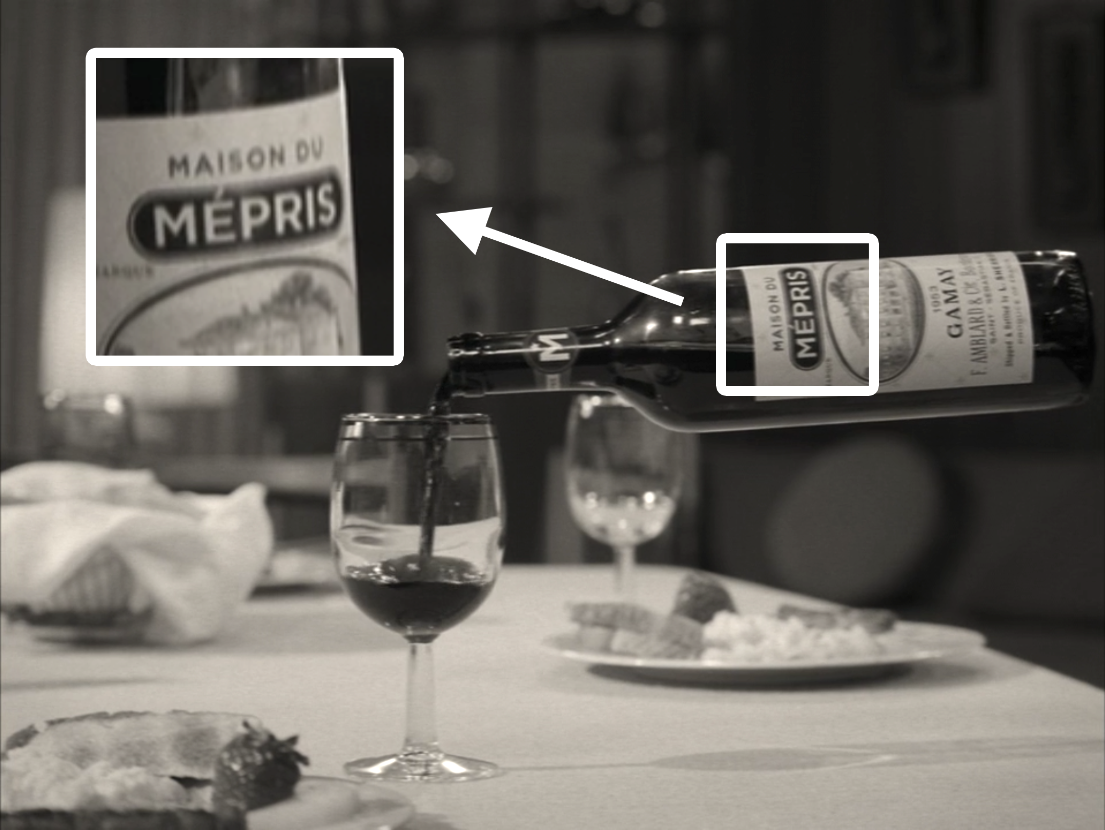 A wine in WandaVision labeled &quot;Maison du Mépris&quot;