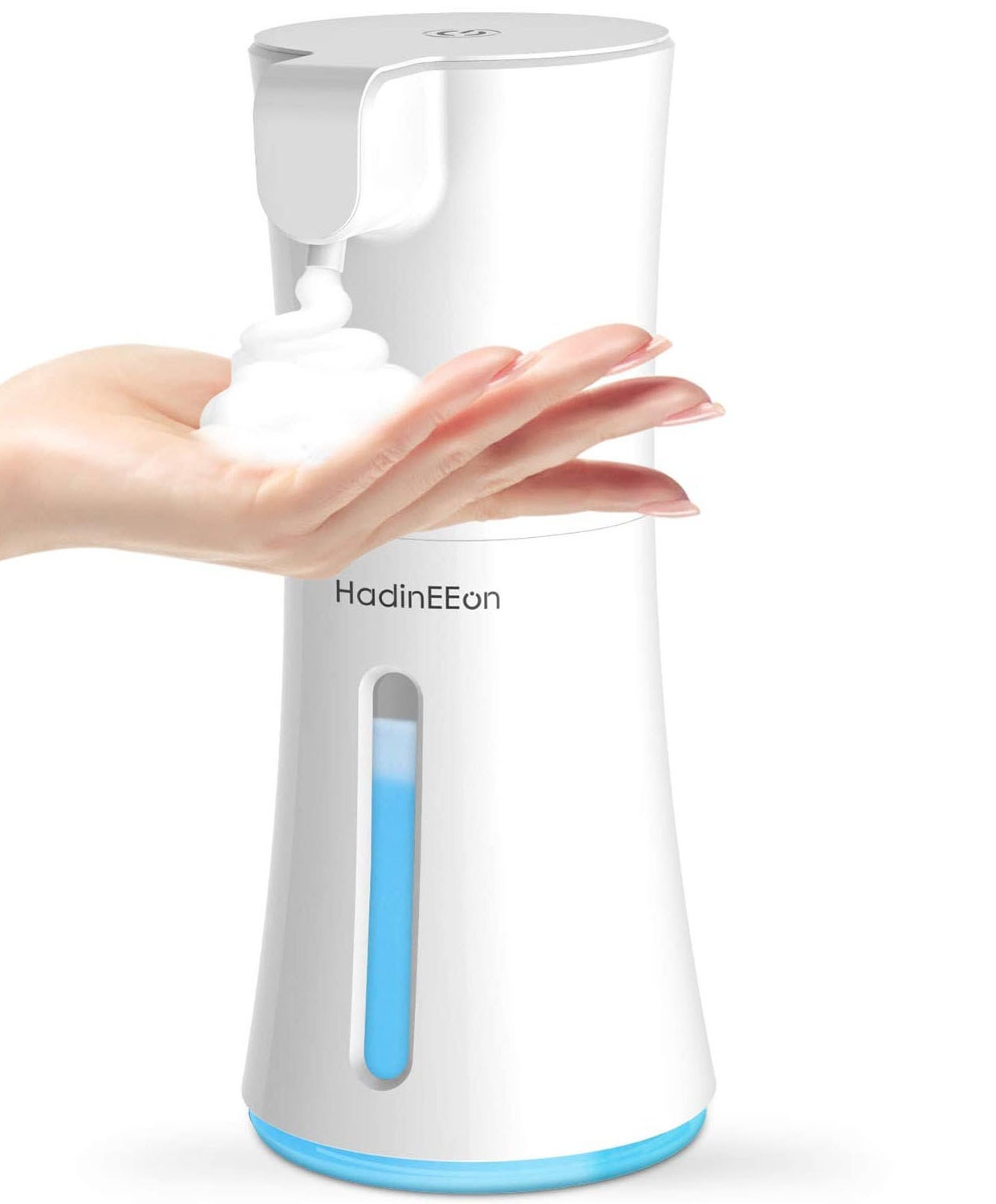 the Hadin EE on automatic foaming soap dispenser