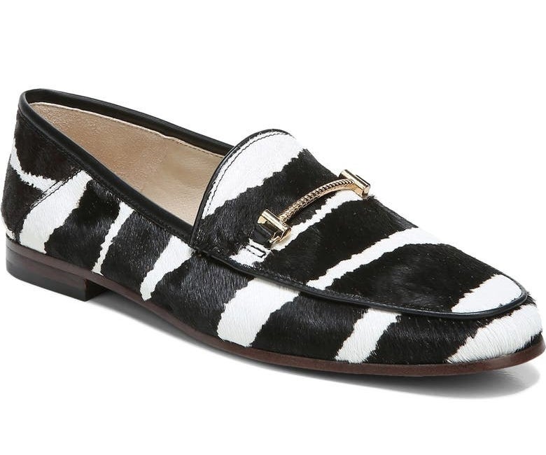 The loafer in zebra print