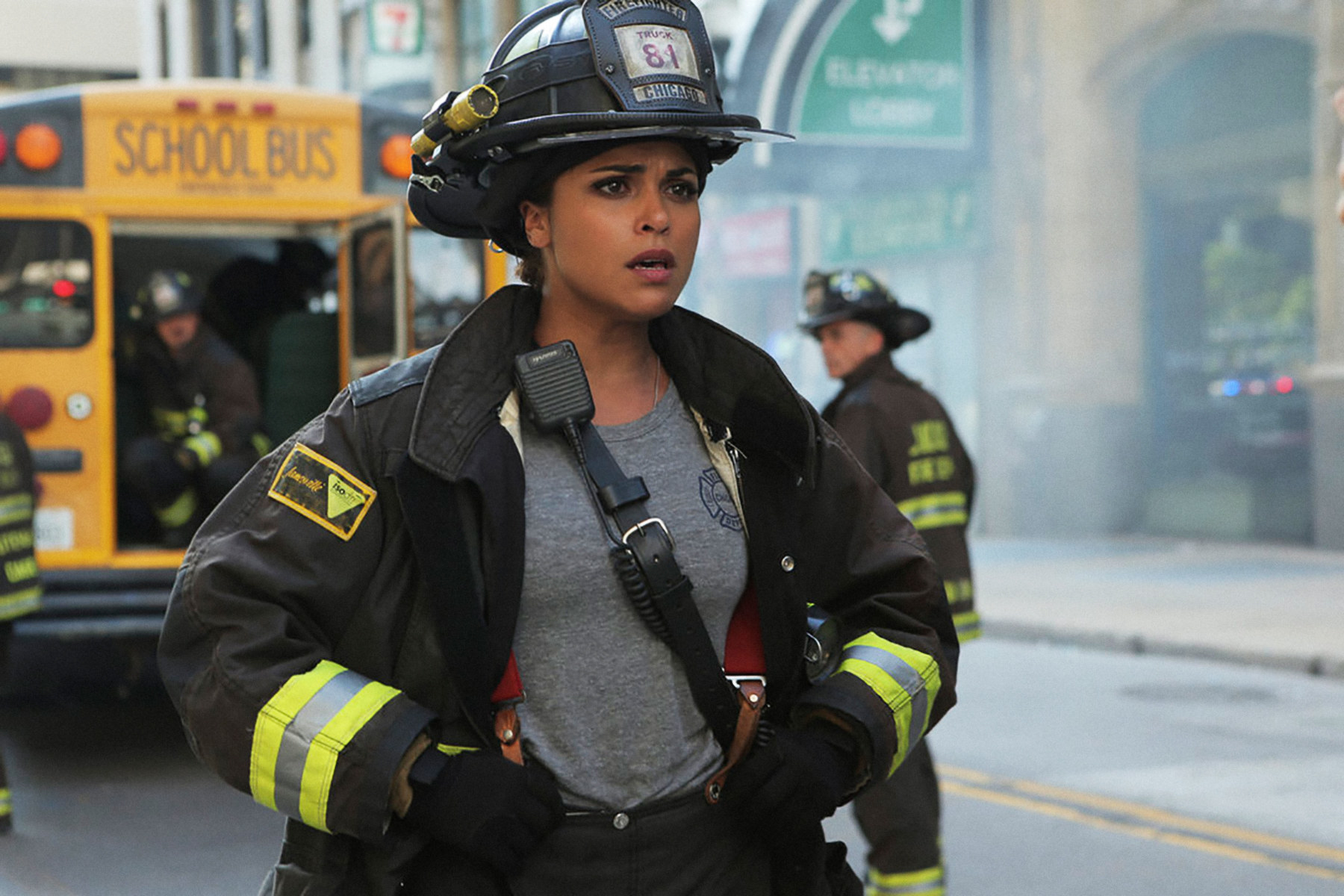 Gabriela in uniform in Chicago Fire