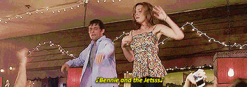 Jane and Kevin singing Benny and the Jets