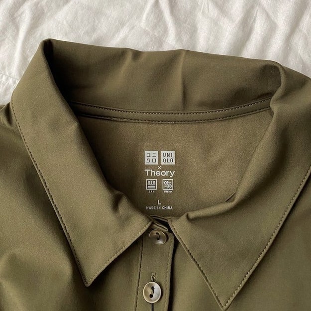 ユニクロのtheoryコラボからまた名品でた 3990円の ポロワンピース シルエットがめっちゃ綺麗