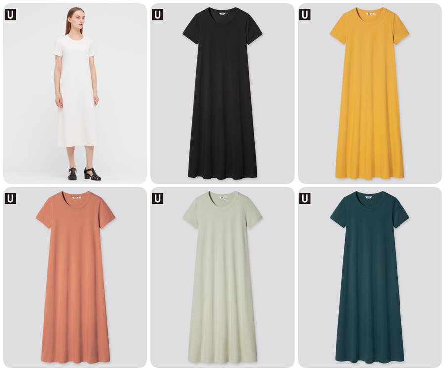 これより気持ちいい服 着たことない ユニクロの 1990円ワンピース ゆったり着れて楽チンなんです