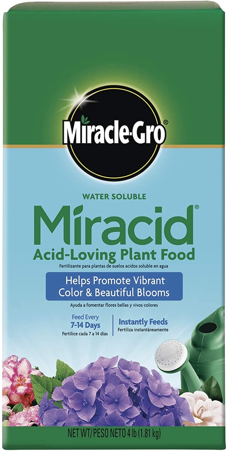 a pack of miracle grow plant food