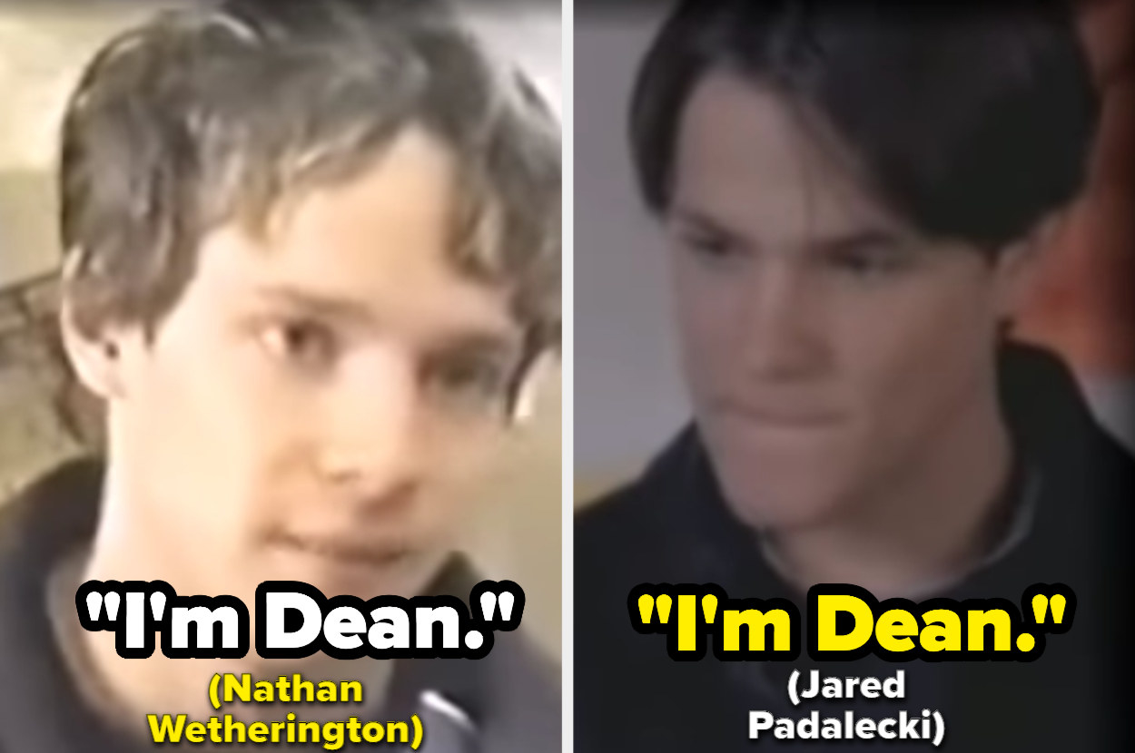 The two different Deans in their introductory scenes