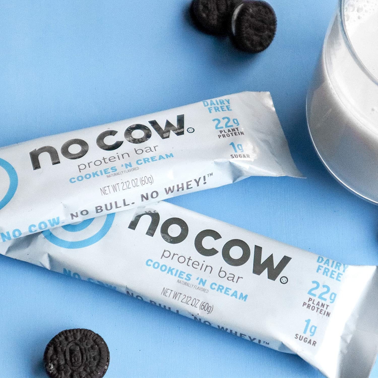 No Cow bar in cookies &#x27;n cream flavor