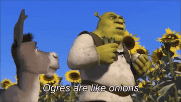 Shrek does the &quot;ogres are like onions&quot; speech