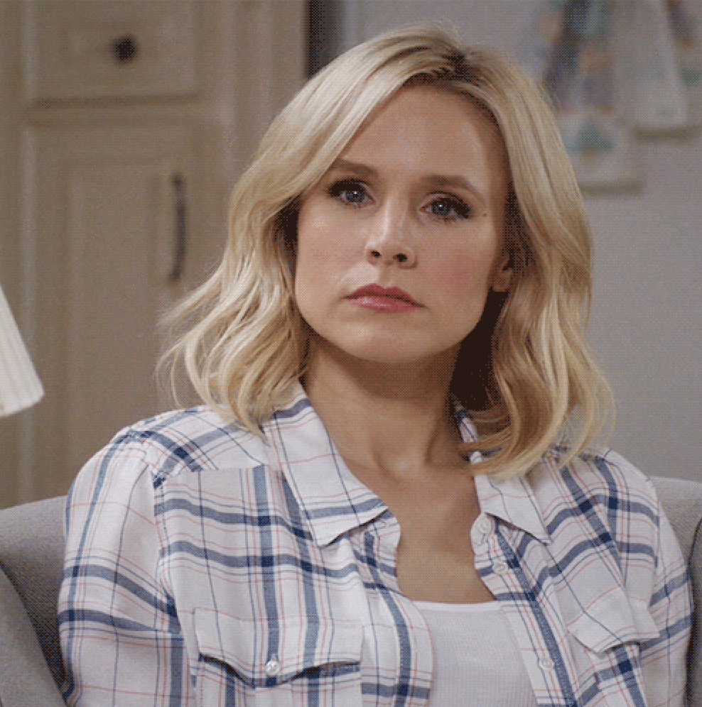 Angry Kristen Bell