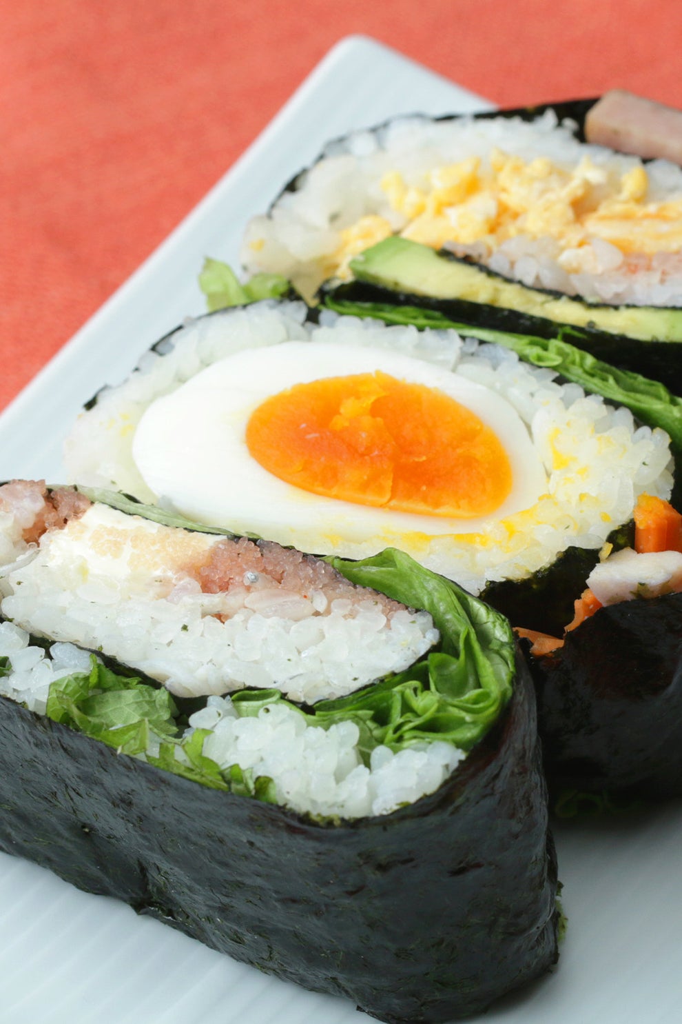 海苔一枚で簡単おにぎらず 折りたたみキンパ