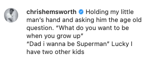 Holding my little man&#x27;s hand and asking him the age old question &quot;What do you want to be when you grow up&quot; &quot;Dad i wanna be Superman&quot; Lucky I have two other kids