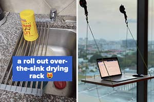 drying rack and laptop holder 
