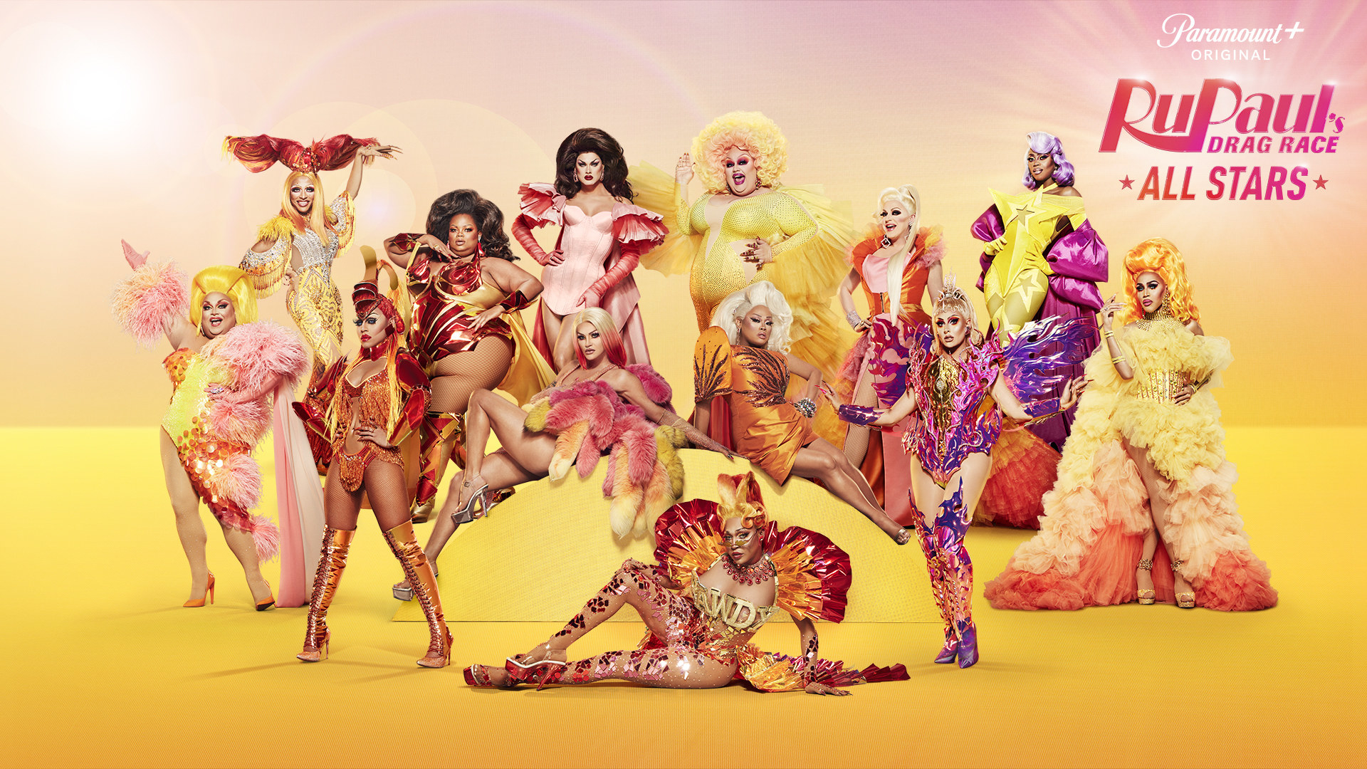 RuPaul&#x27;s Drag Race promo shot featuring the cast