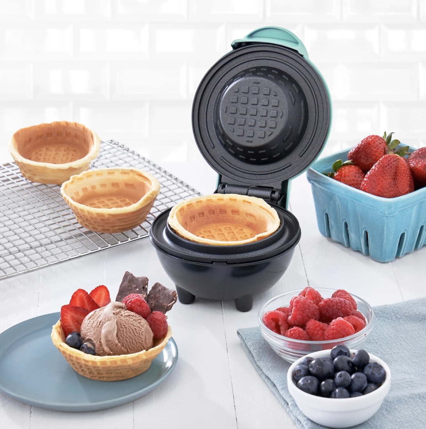 The waffle maker
