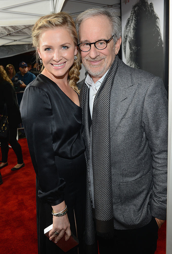Jessica Capshaw and Steven Spielberg
