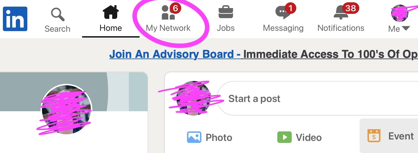 Screenshot of a LinkedIn profile