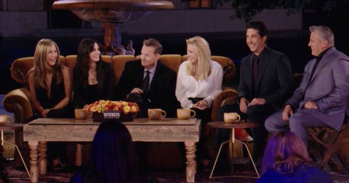 Jennifer Aniston, Courteney Cox, Matthew Perry, Lisa Kudrow, David Schwimmer, and Matt LeBlanc reunited in "Friends: The Reunion"