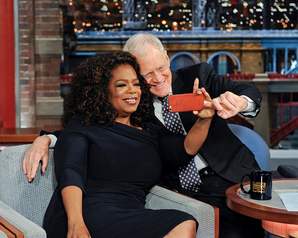 Oprah and David Letterman