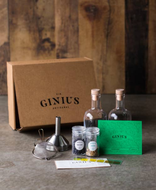 A homemade gin kit