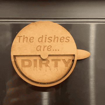 gif of someone toggling the dishwasher magnet back and forth like a wheel