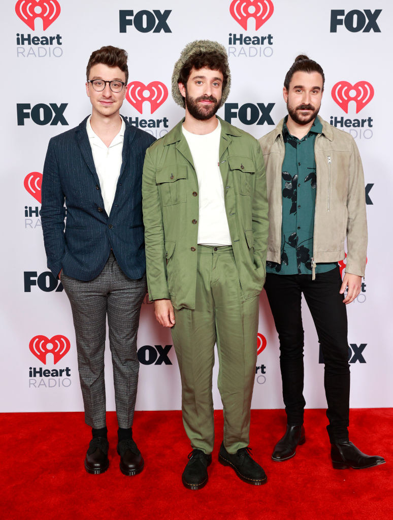 Ryan Met, Jack Met, and Adam Met of music group AJR attend the 2021 iHeartRadio Music Awards