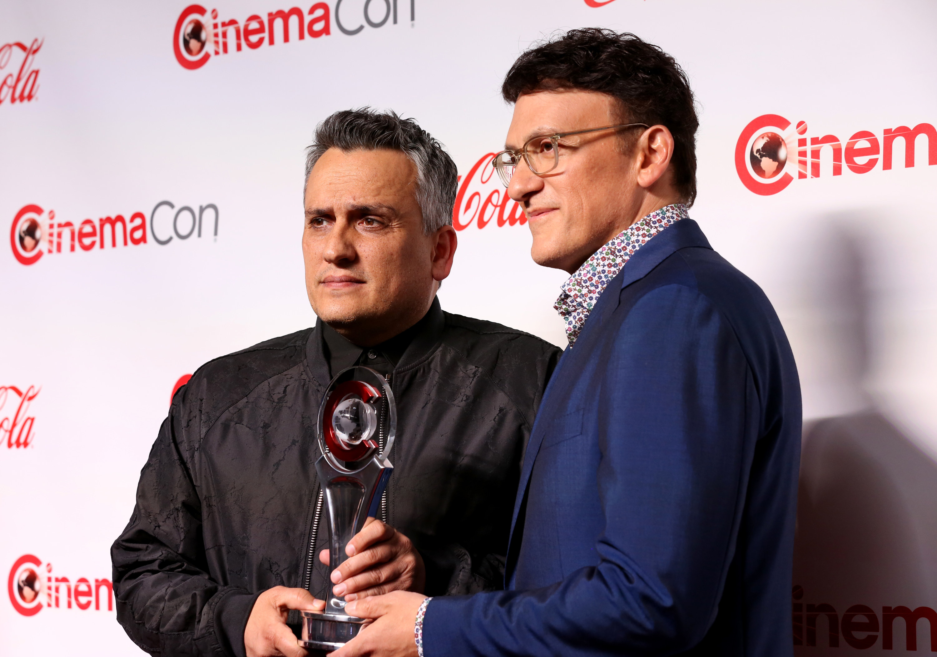 Joe and Anthony Russo receiving an award