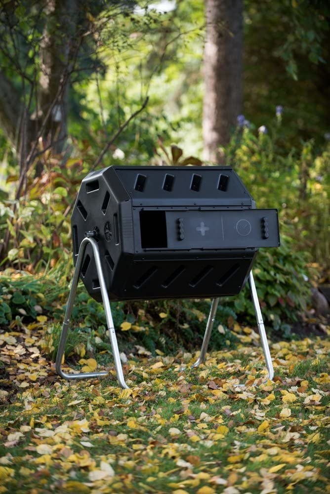 the compost tumbler