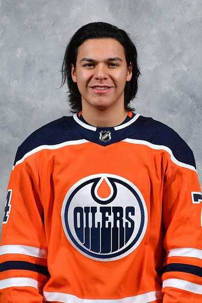 Oilers' Ethan Bear very proud to wear Cree syllabics on his jersey