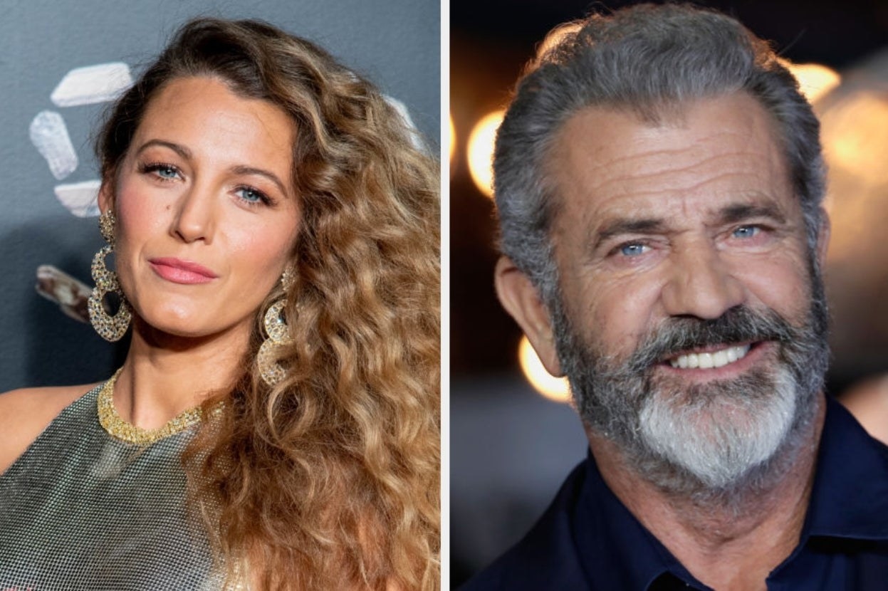 Blake Lively and Mel Gibson  