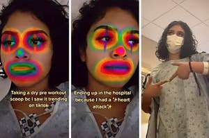 Briatney talking about her heart attack while in hospital garb 