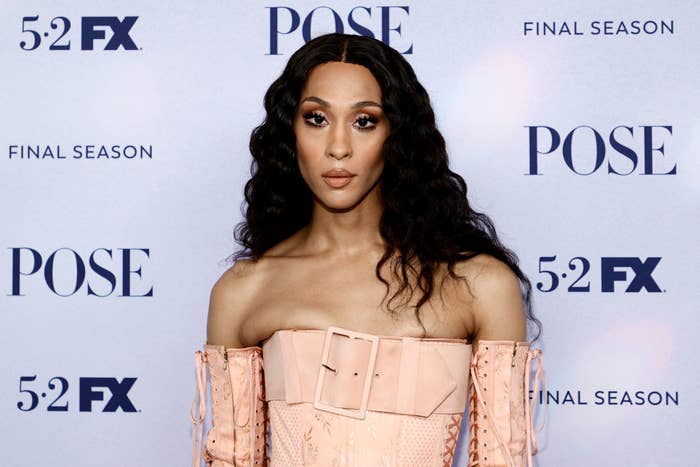 Mj Rodriguez at the final season premiere of Pose