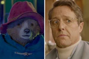 Side by side images of Paddington and Phoneix from Paddington 2
