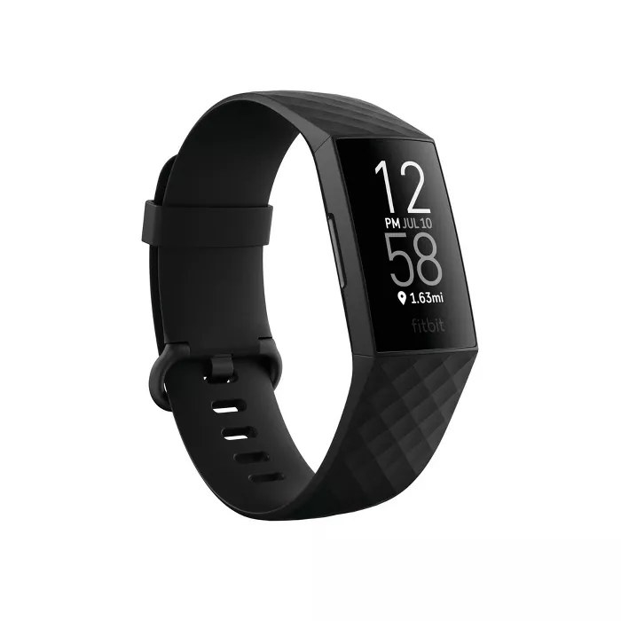 The black Fitbit