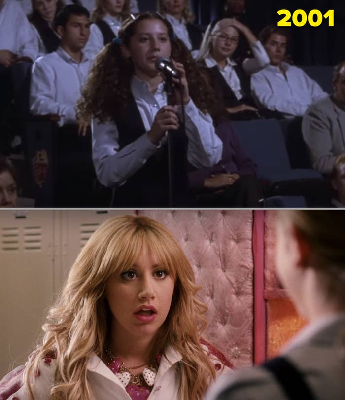 Ashley as a student in &quot;Donnie Darko&quot; and Sharpay in &quot;HSM 3&quot;