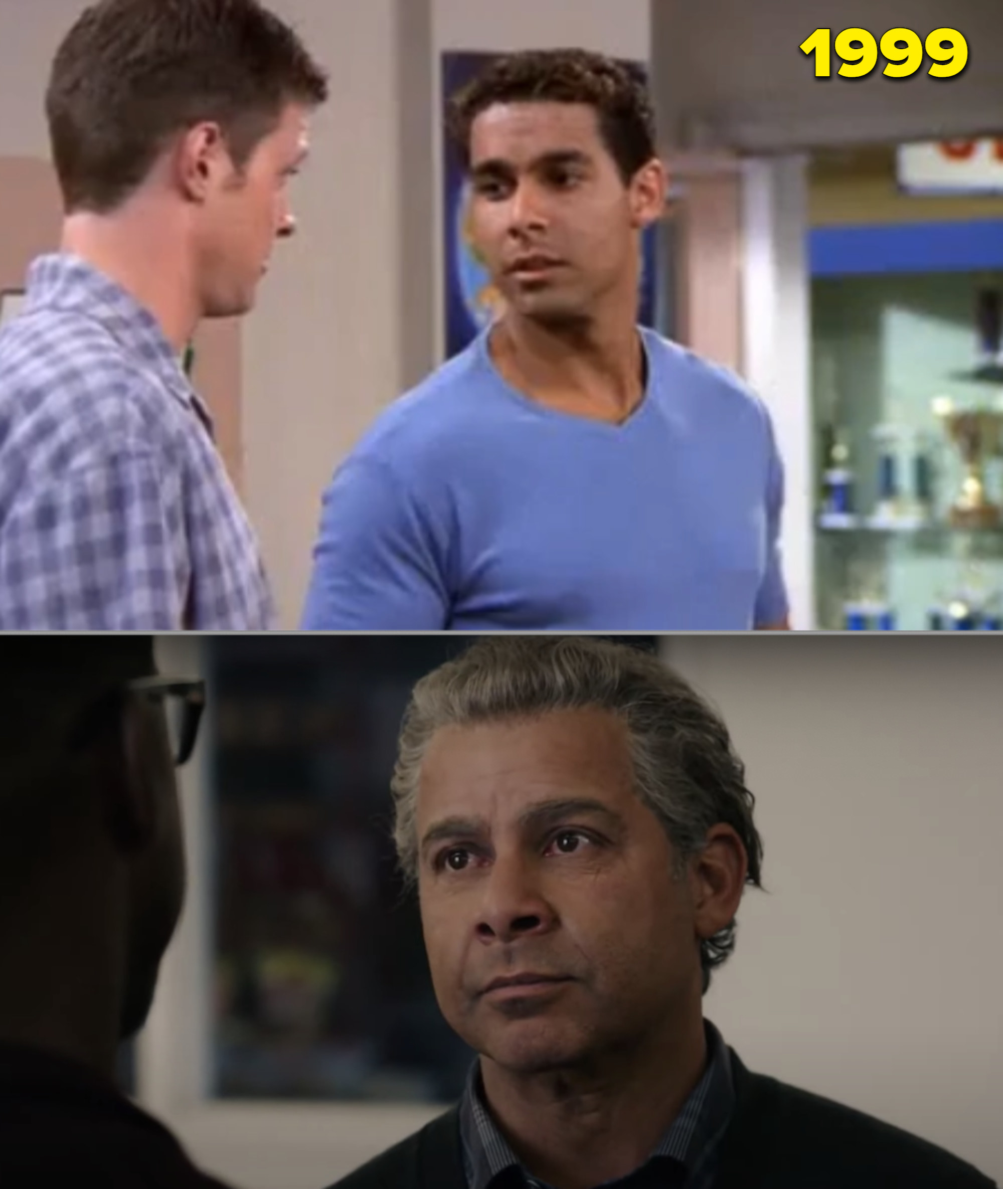 Brad in the cafeteria &quot;Sabrina&quot; and Old Miguel in &quot;This Is Us&quot;