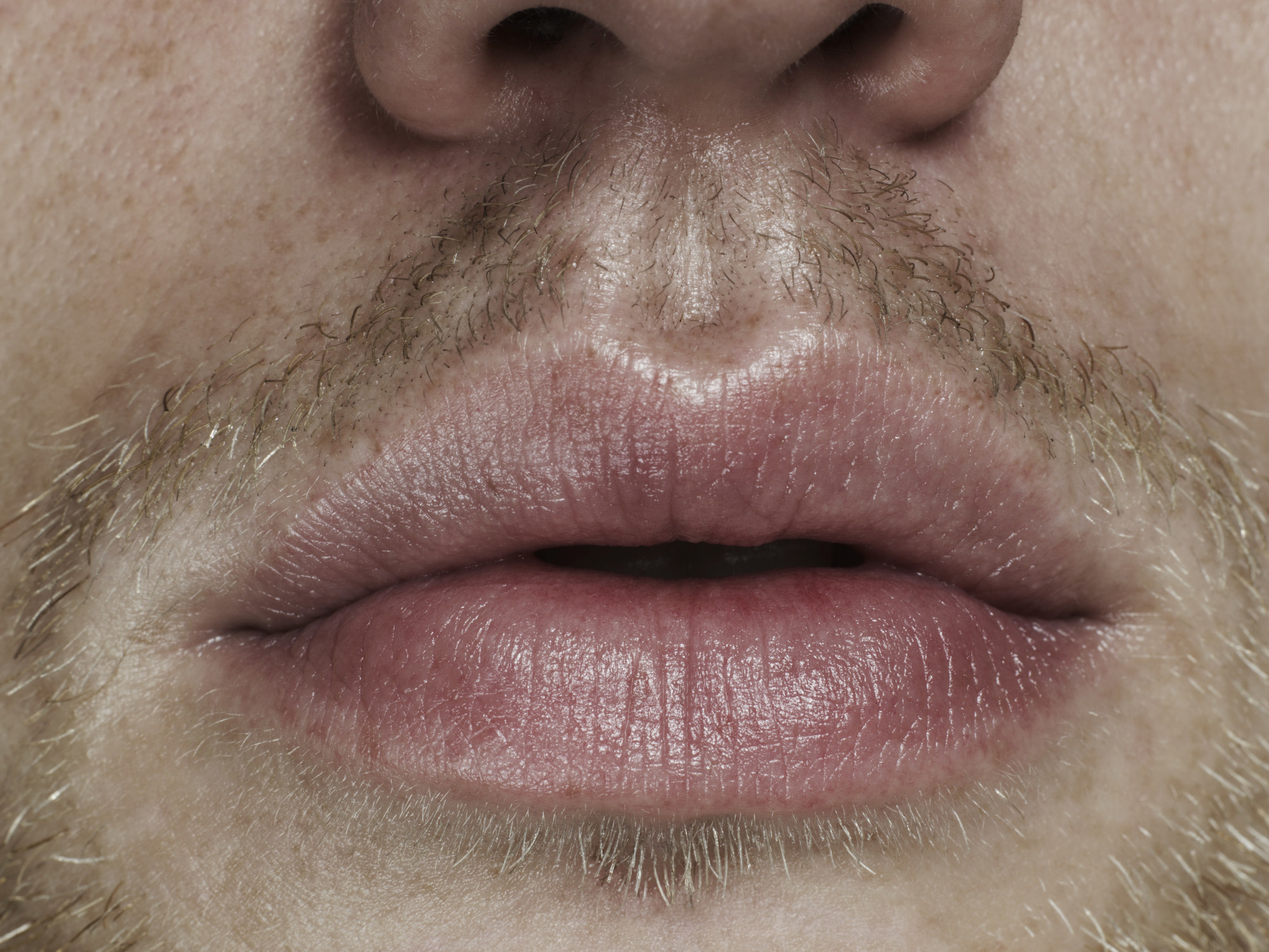 Closeup of a man&#x27;s beard
