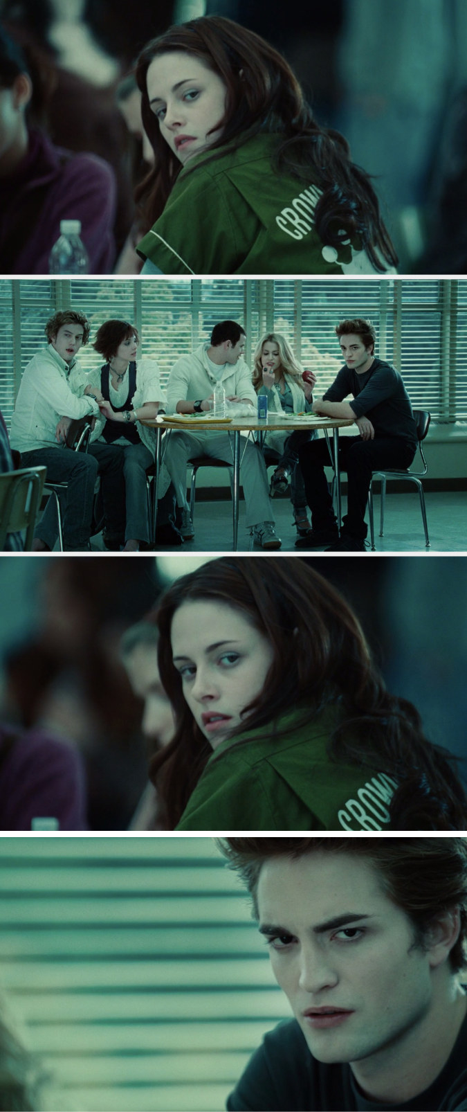 Bella and Edward just staring at each other