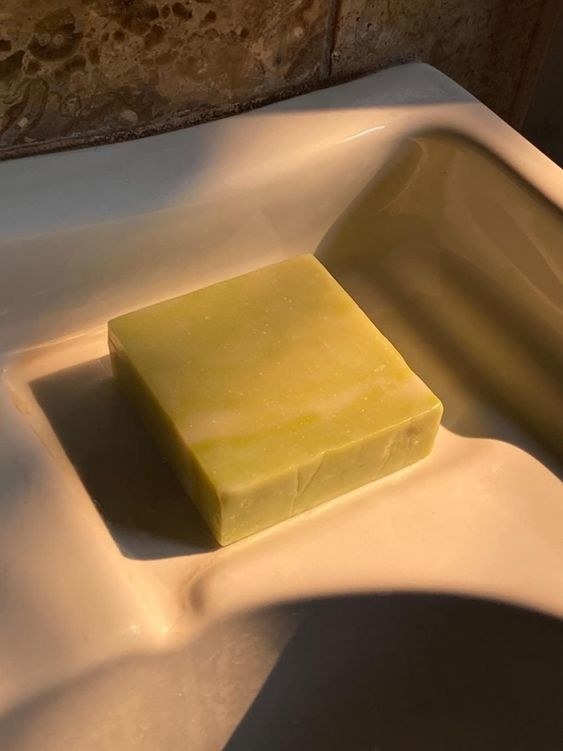 Reviewer&#x27;s picture of the soap