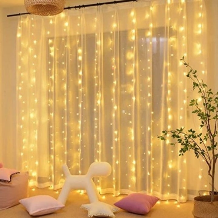 Why I Love This Affordable Fairy Light Curtain From Amazon