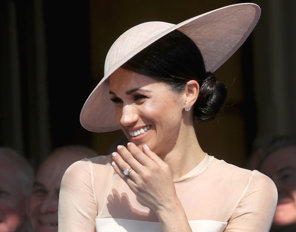 Meghan Markle attends The Prince of Wales&#x27; 70th Birthday Patronage Celebration, held at Buckingham Palace