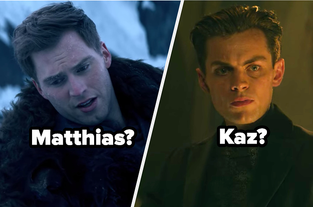Freddy Carter as Kaz Brekker and Calahan Skogman as Matthias Helvar in the show "Shadow and Bone."