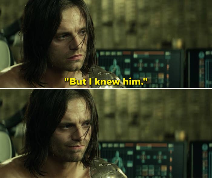 Bucky saying, &quot;But I knew him&quot;