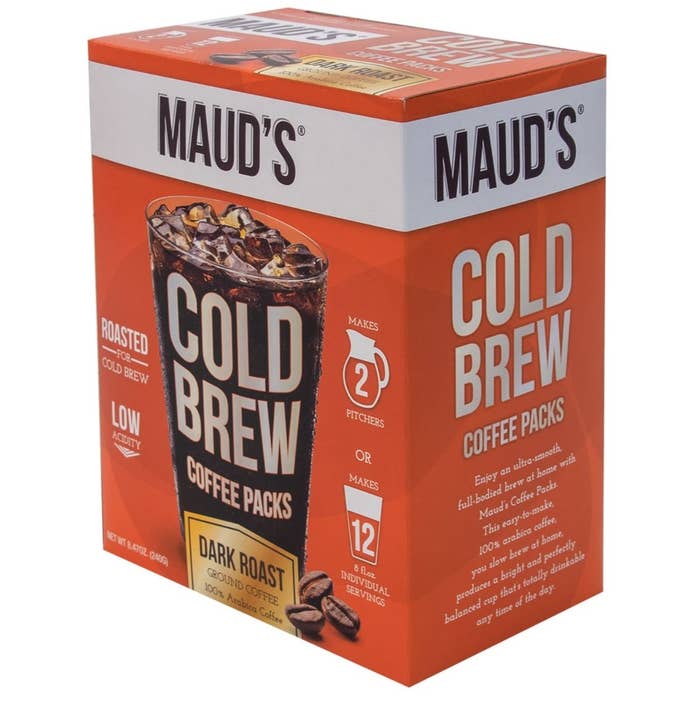  Dunkin' Cold Brew Ground Coffee Packs, 8.46 Ounce Bag : Grocery  & Gourmet Food