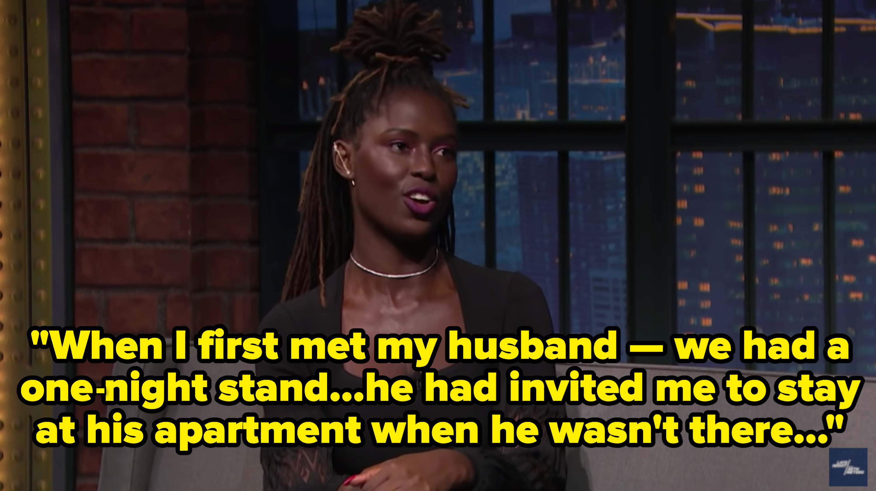 Jodie Turner-Smith on Late Night With Seth Meyers